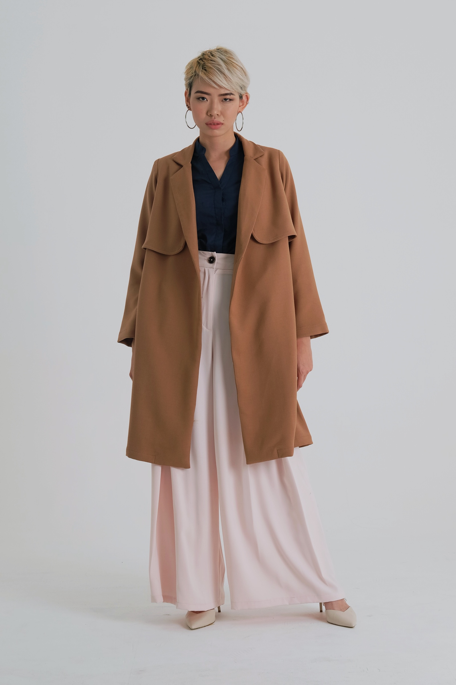 Picture of Dasavalla Long Coat Milky Brown