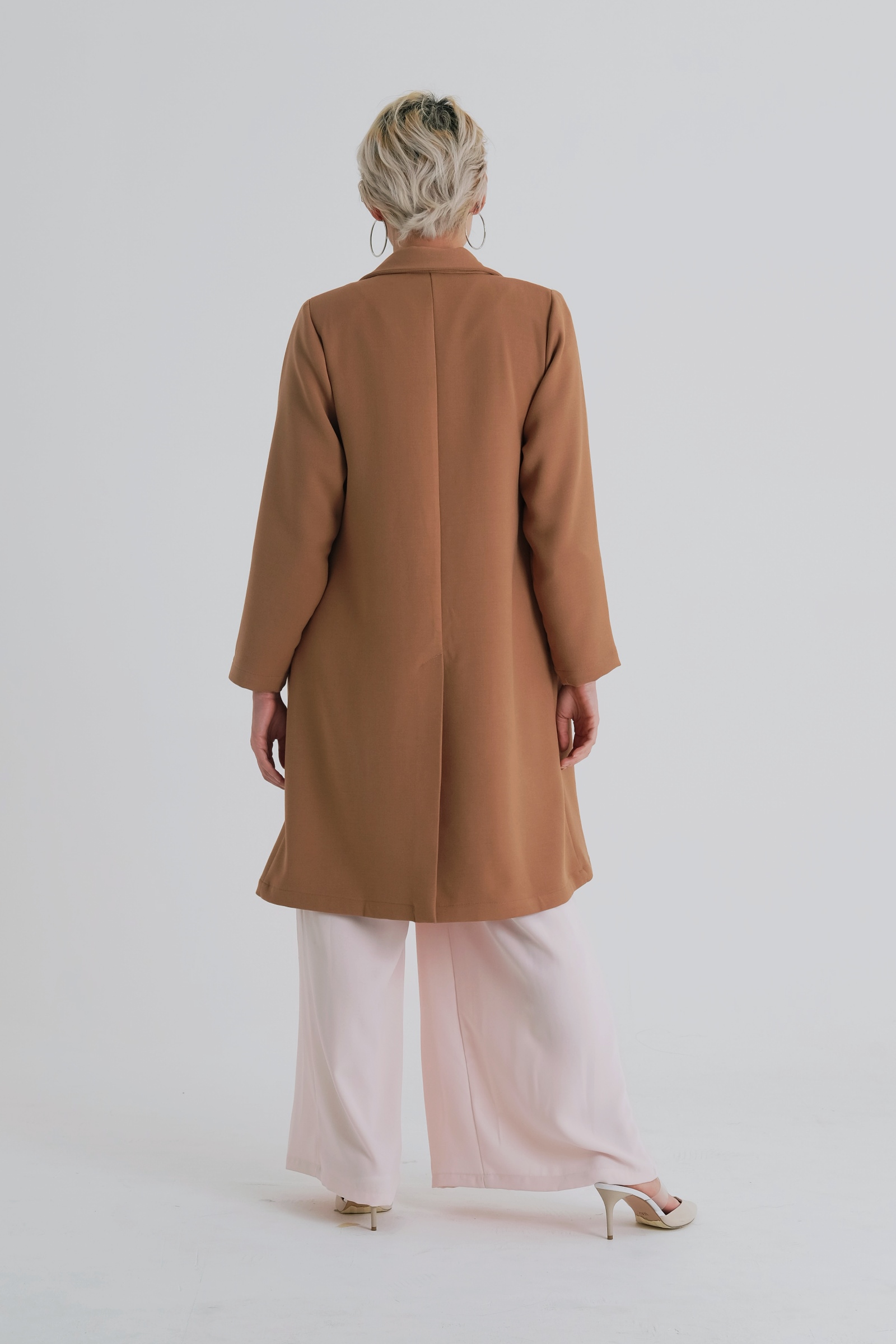 Picture of Dasavalla Long Coat Milky Brown