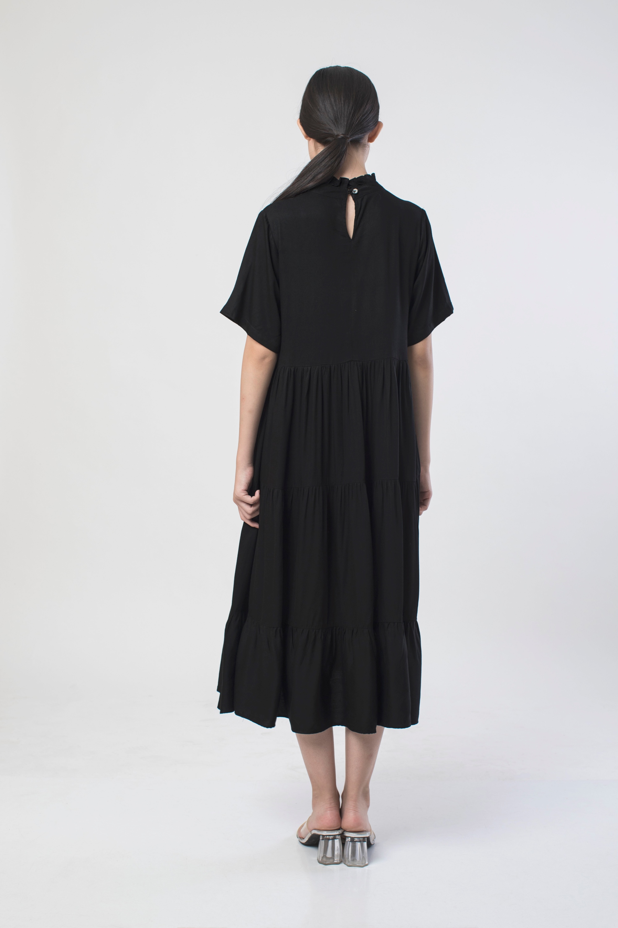 Picture of ARCANANIA DRESS BLACK 