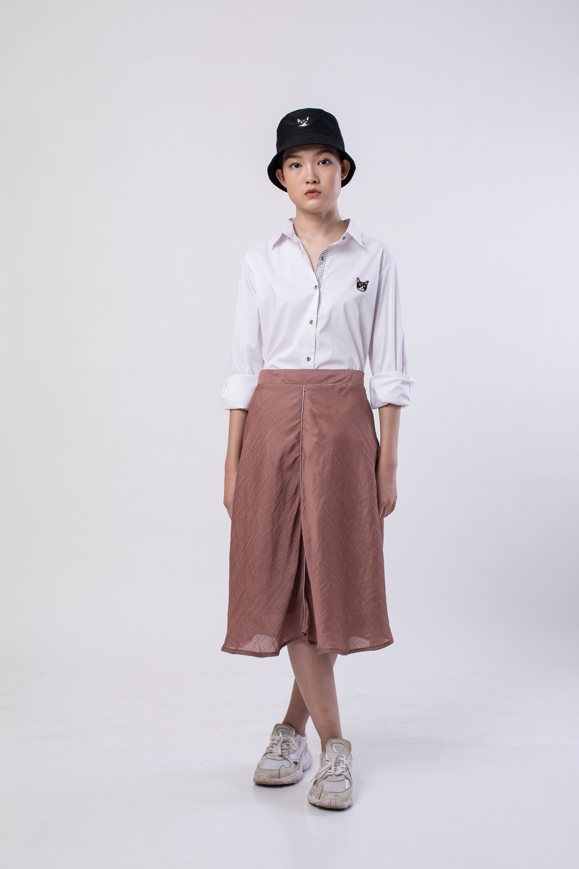Picture of MARQUEZ PLEATS SKIRT MELLOW ROSE  