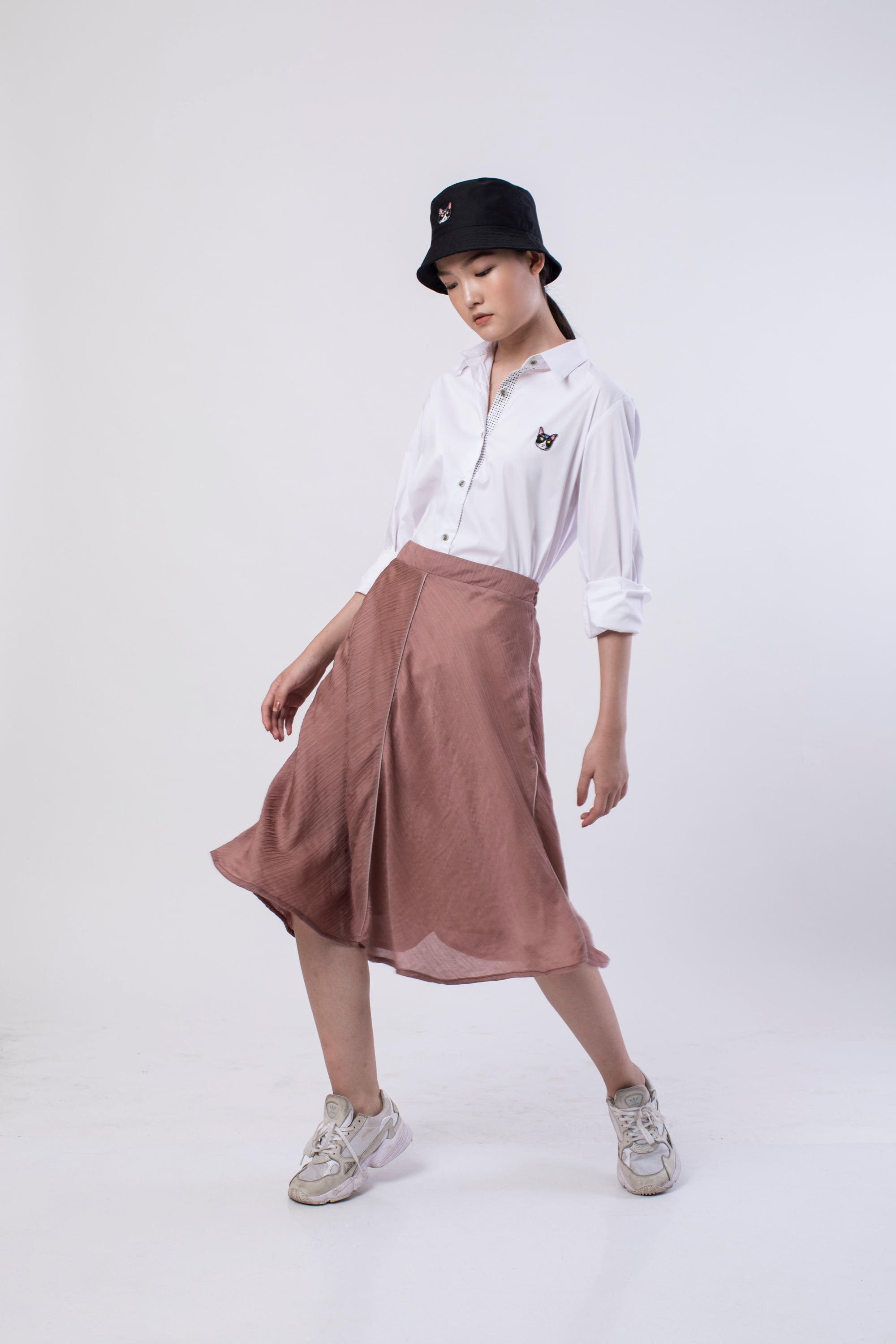 Picture of MARQUEZ PLEATS SKIRT MELLOW ROSE  
