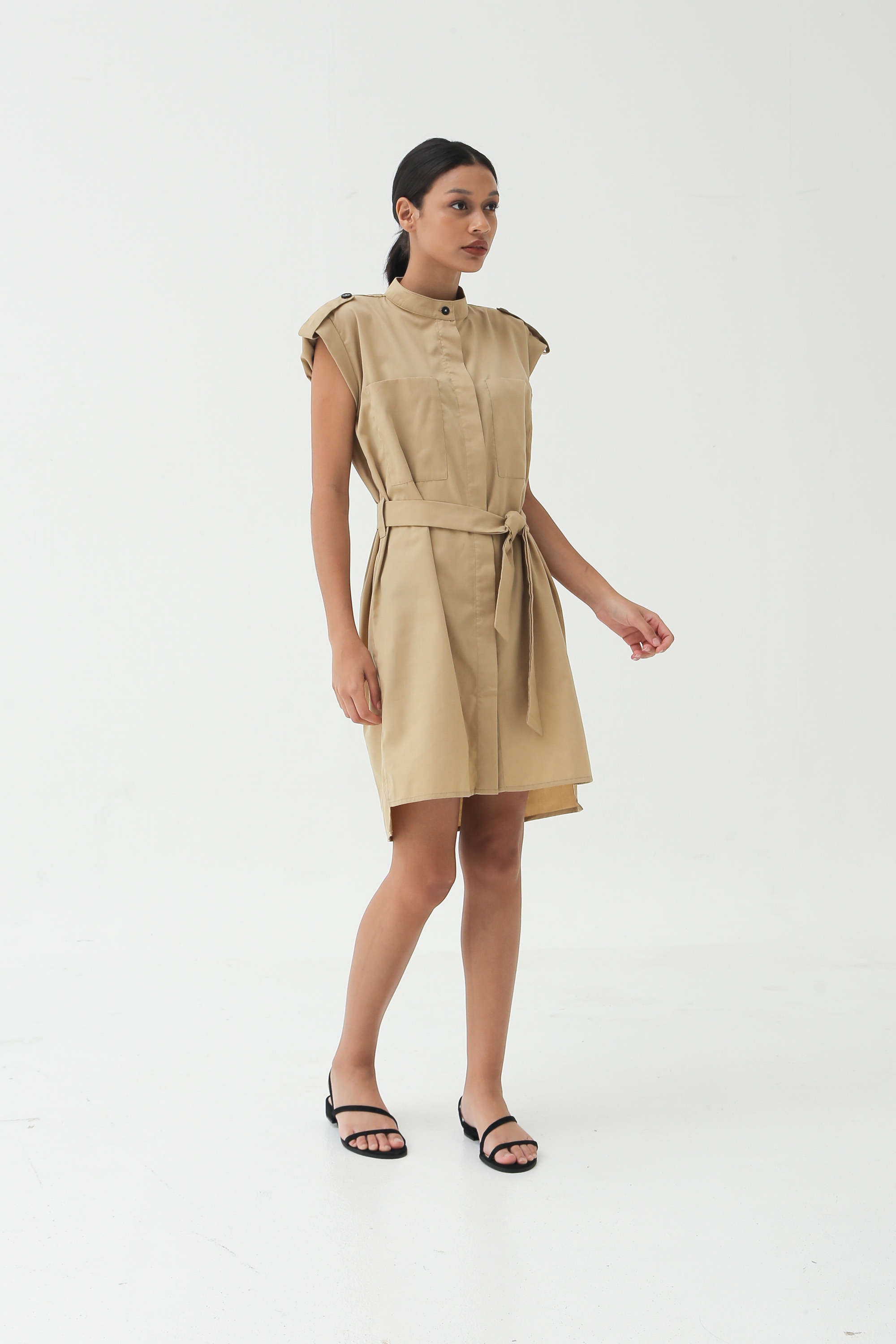 Picture of MOLITA DRESS MILKY BROWN 