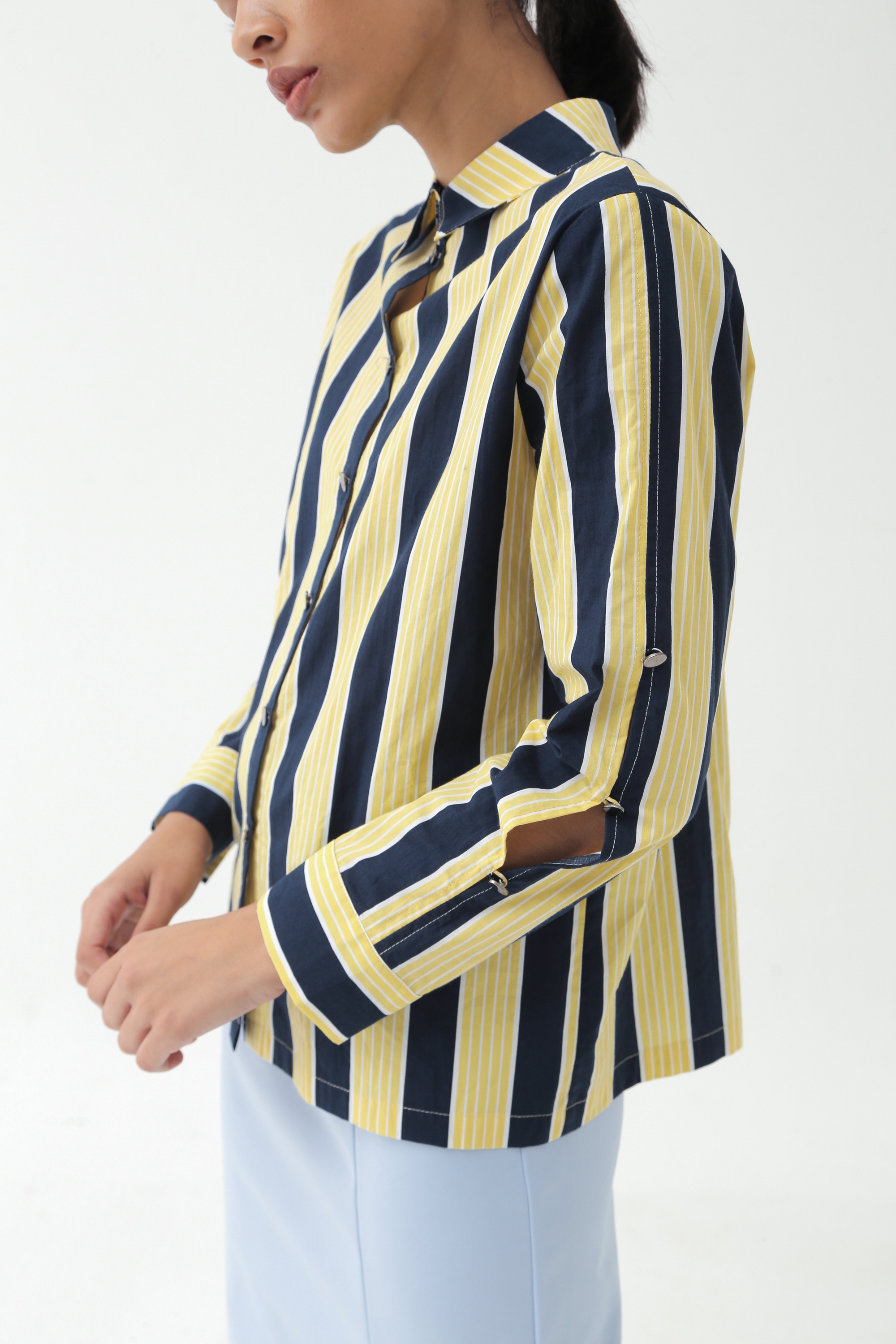 Picture of FANCHON SHIRT SOFT BANANA STRIPES 