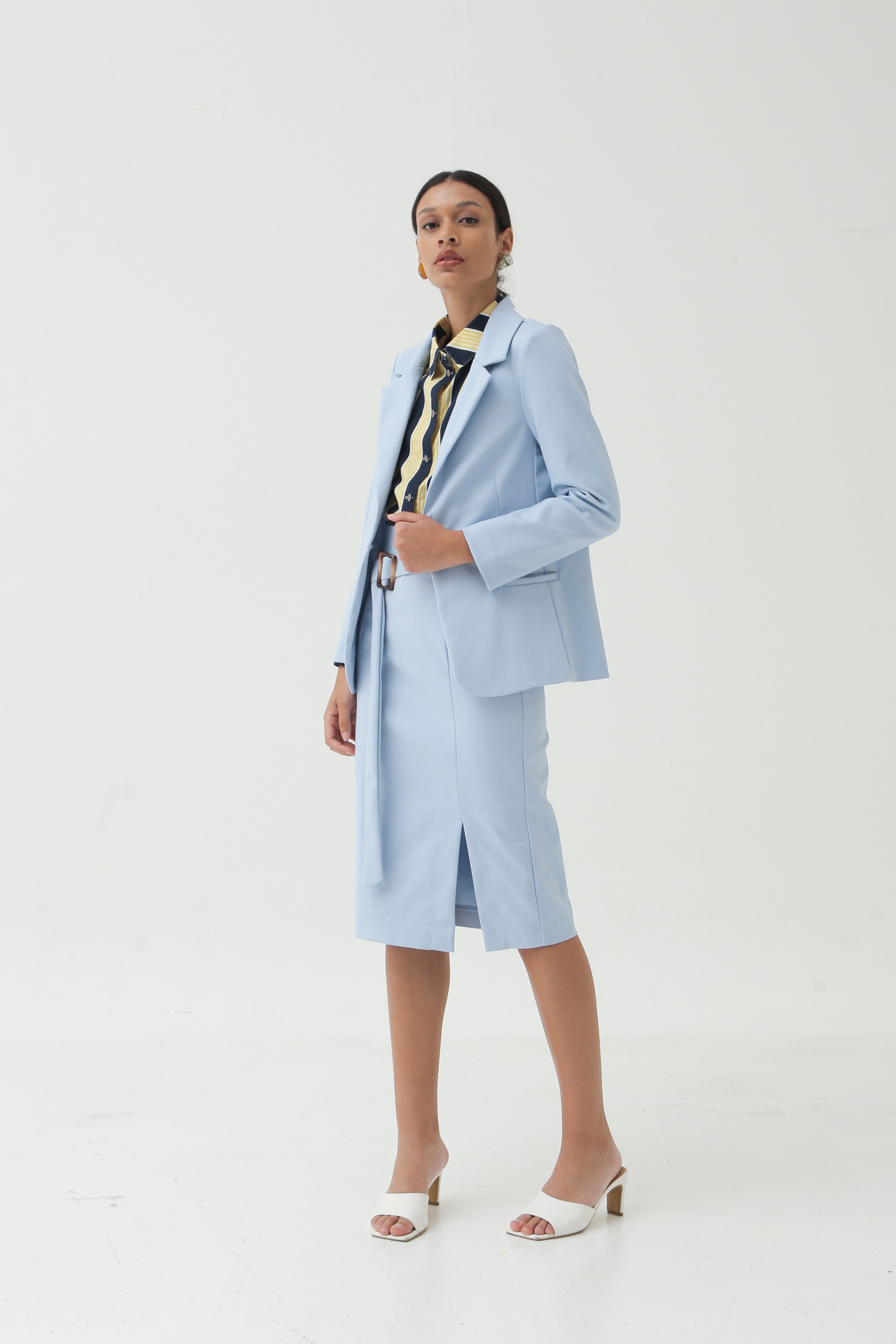Picture of SHEHER BLAZER ALICE BLUE
