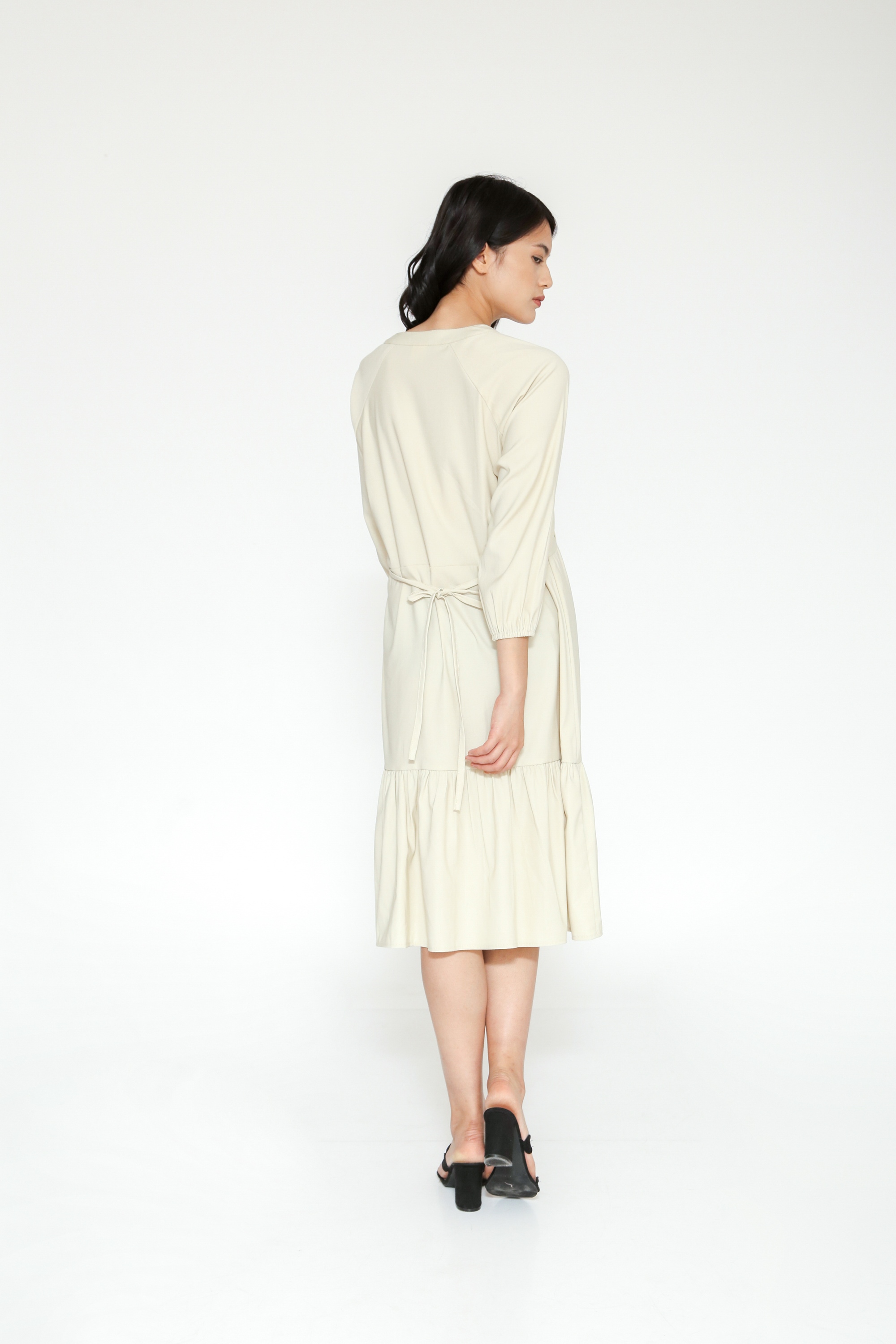 Picture of PADAME DRESS SOFTKHAKI