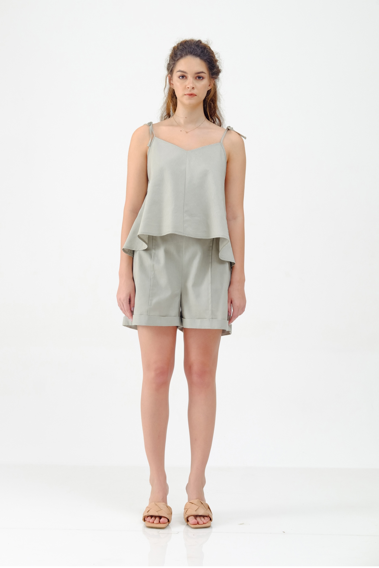 Picture of WELLINA TOP GREENY GREY 