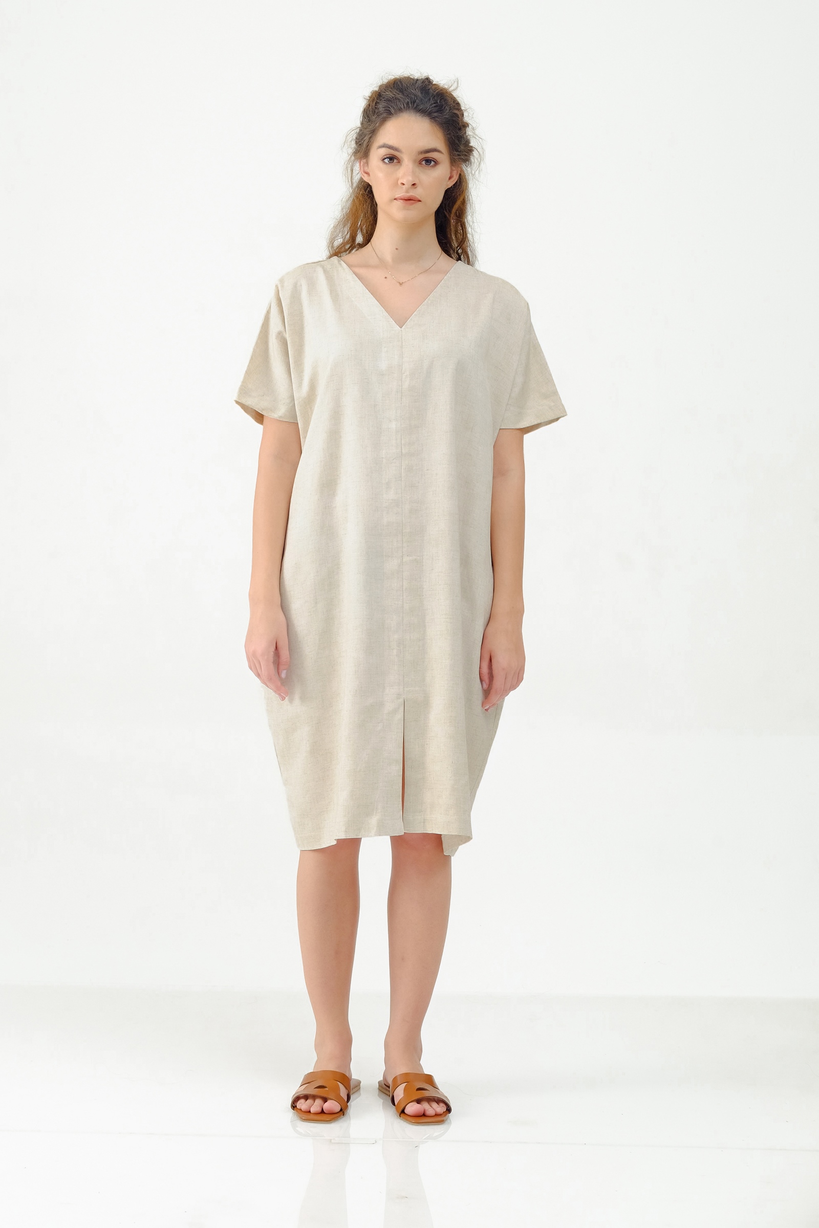 Picture of ALISTER DRESS CREAMY SANDS