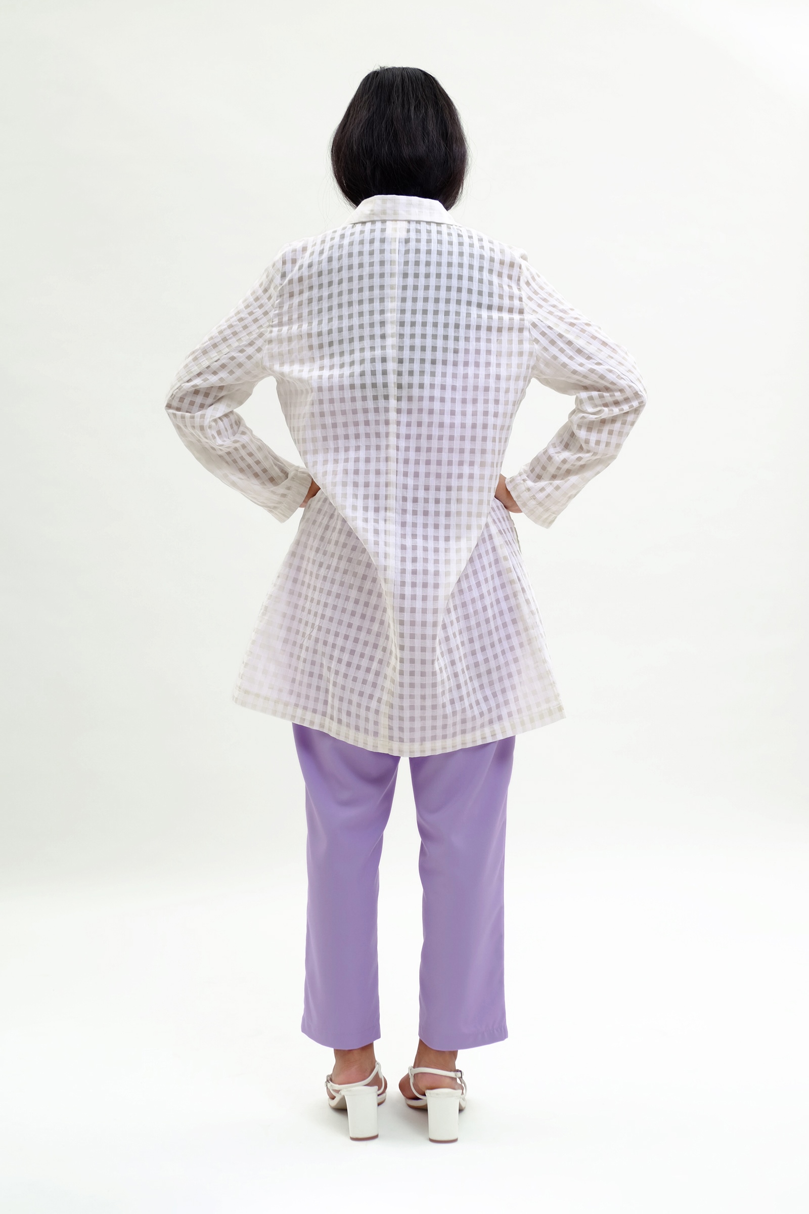 Picture of Adallyn Jacket Ivory Checker 