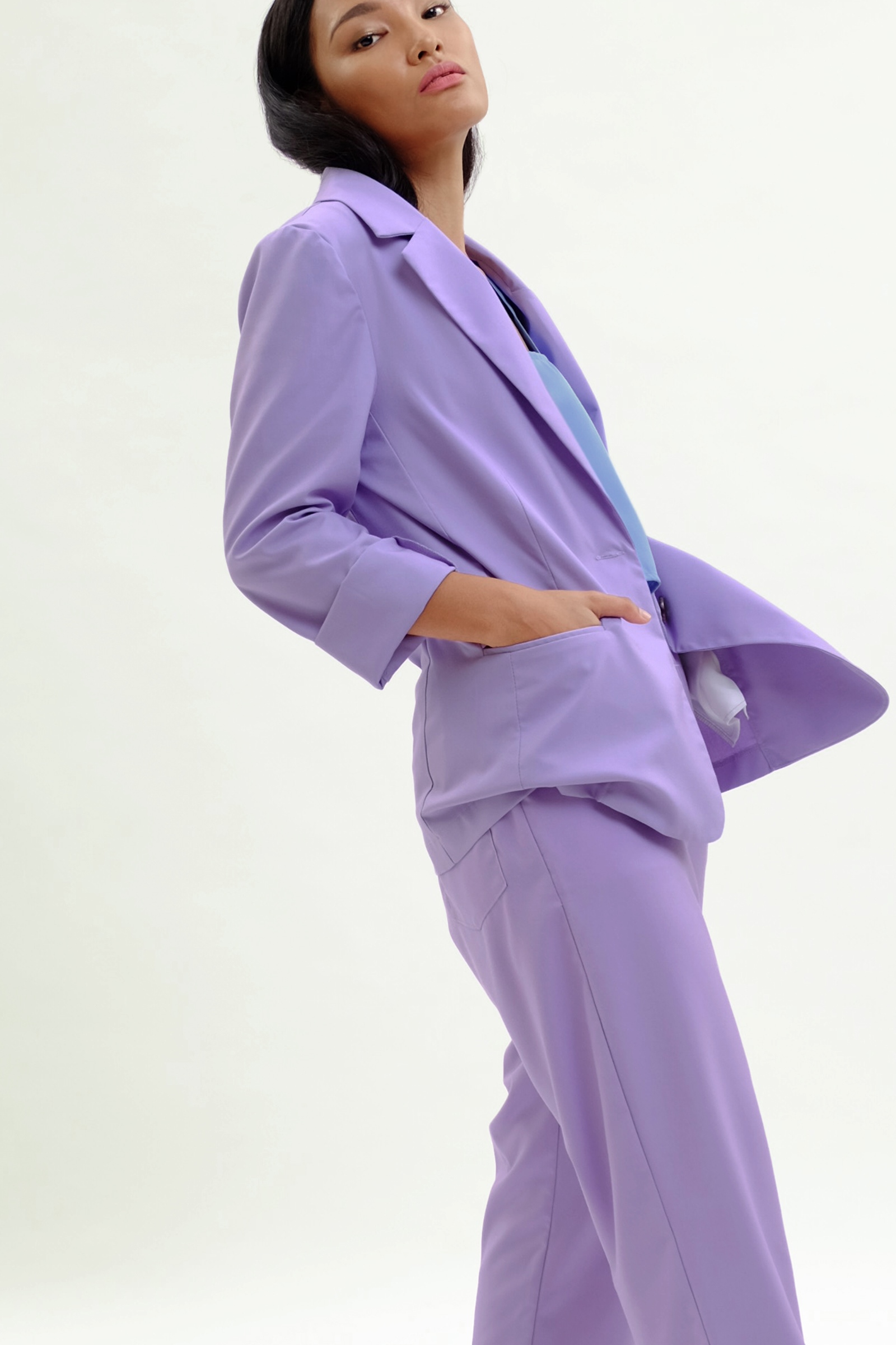 Picture of Payton Blazer Sheer Lilac 