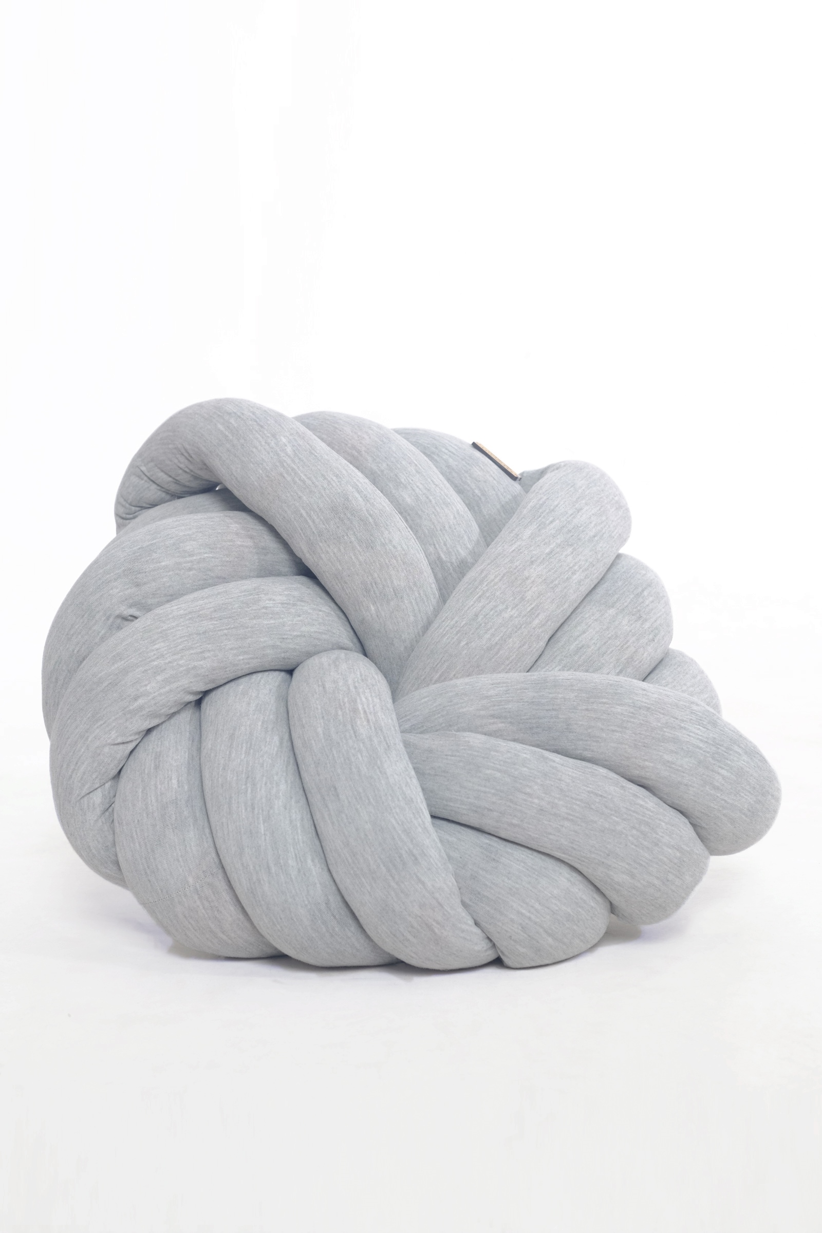Picture of IBU KNOTTED PILLOW MISTY GREY