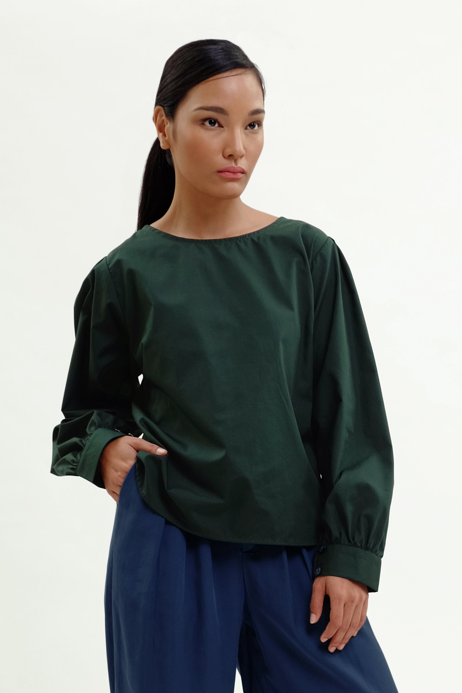 Picture of Pauline Blouse Fir Green 