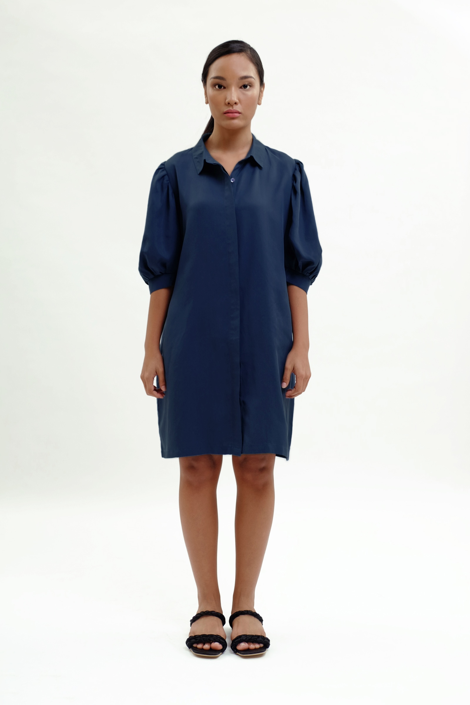 Picture of Aulia Dress Navy Classic  