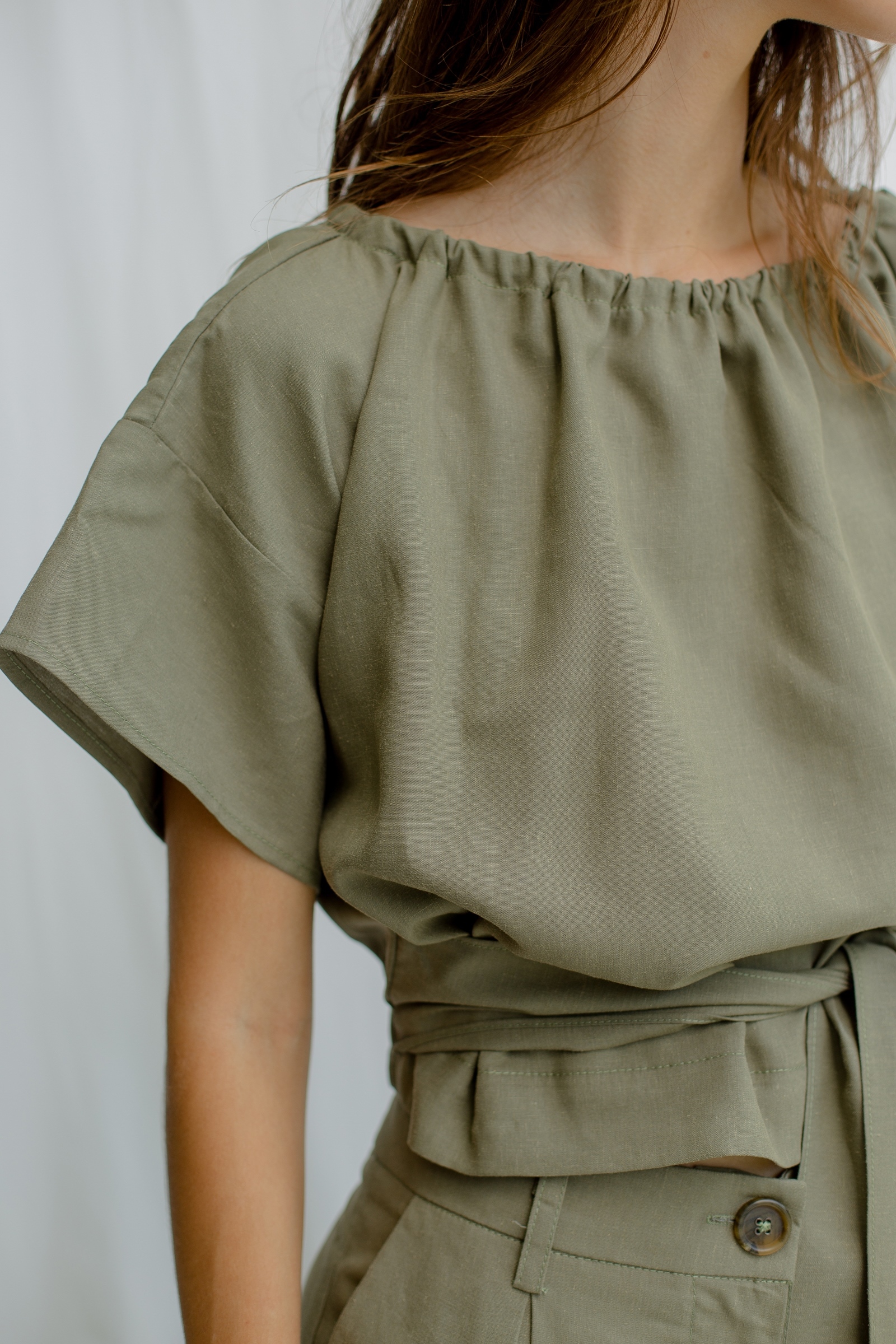 Picture of Caleb Blouse Olive 