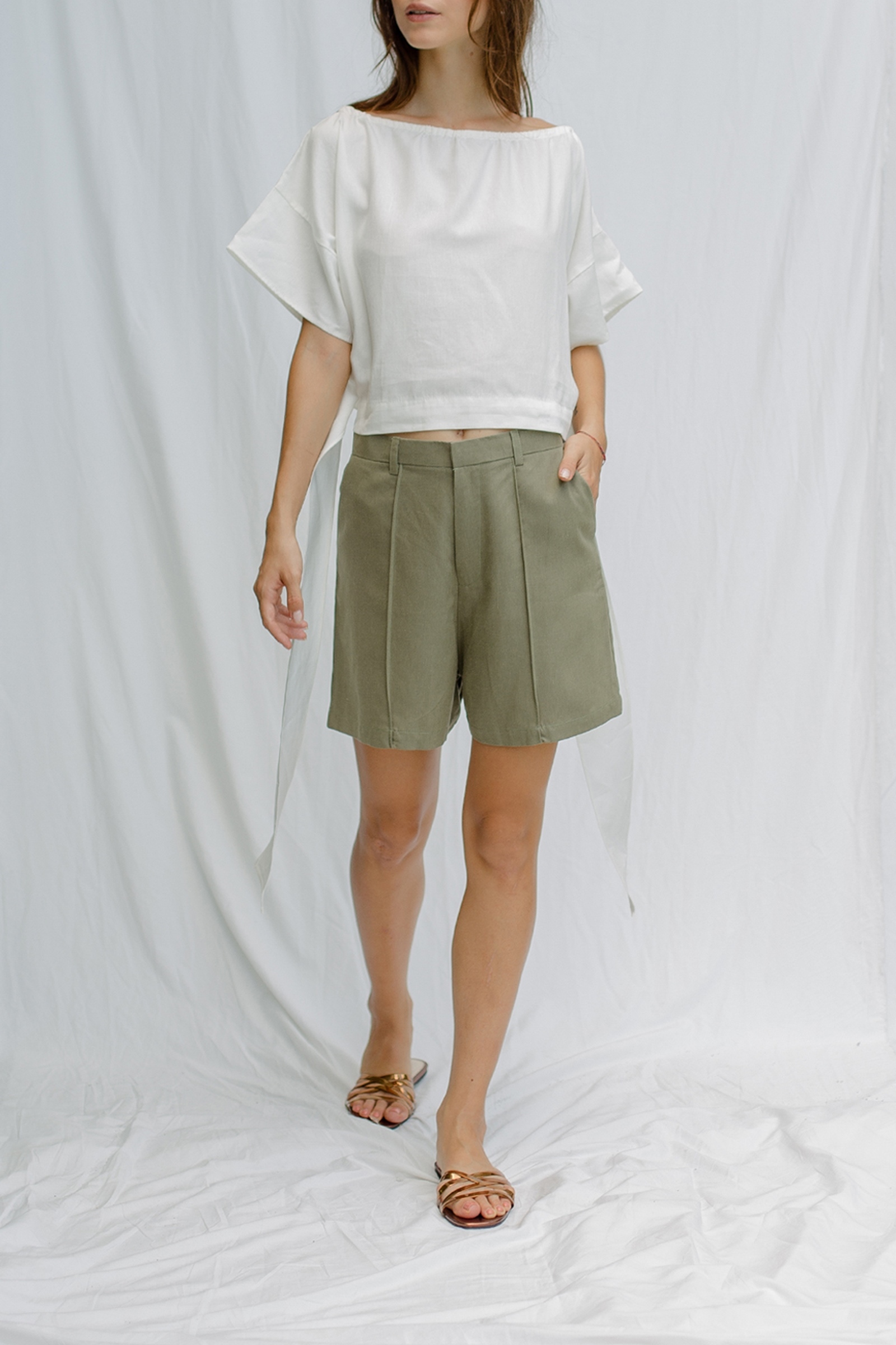 Picture of Harte Short Pants Olive