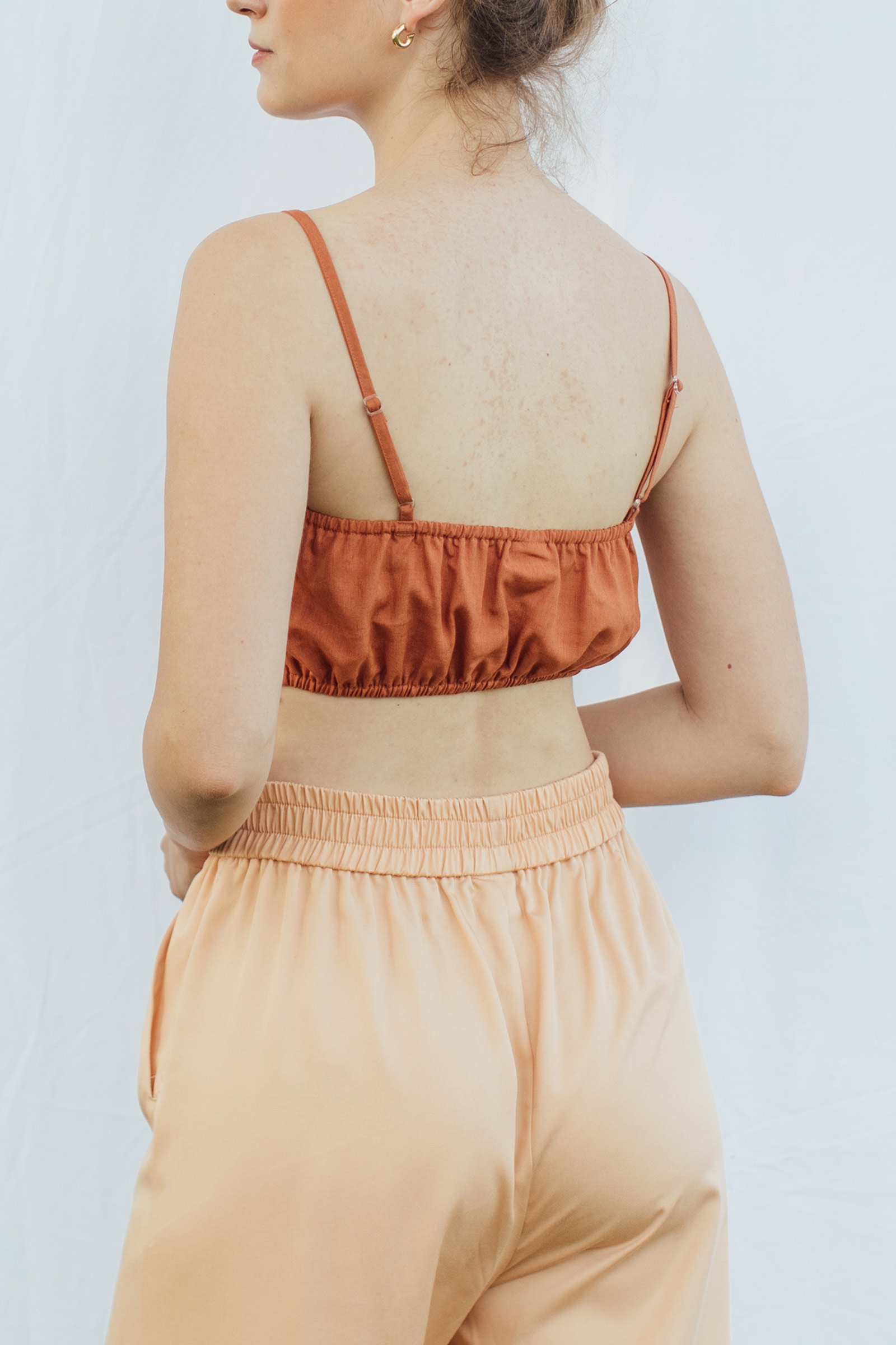 Picture of Lessie Crop Top Teracotta