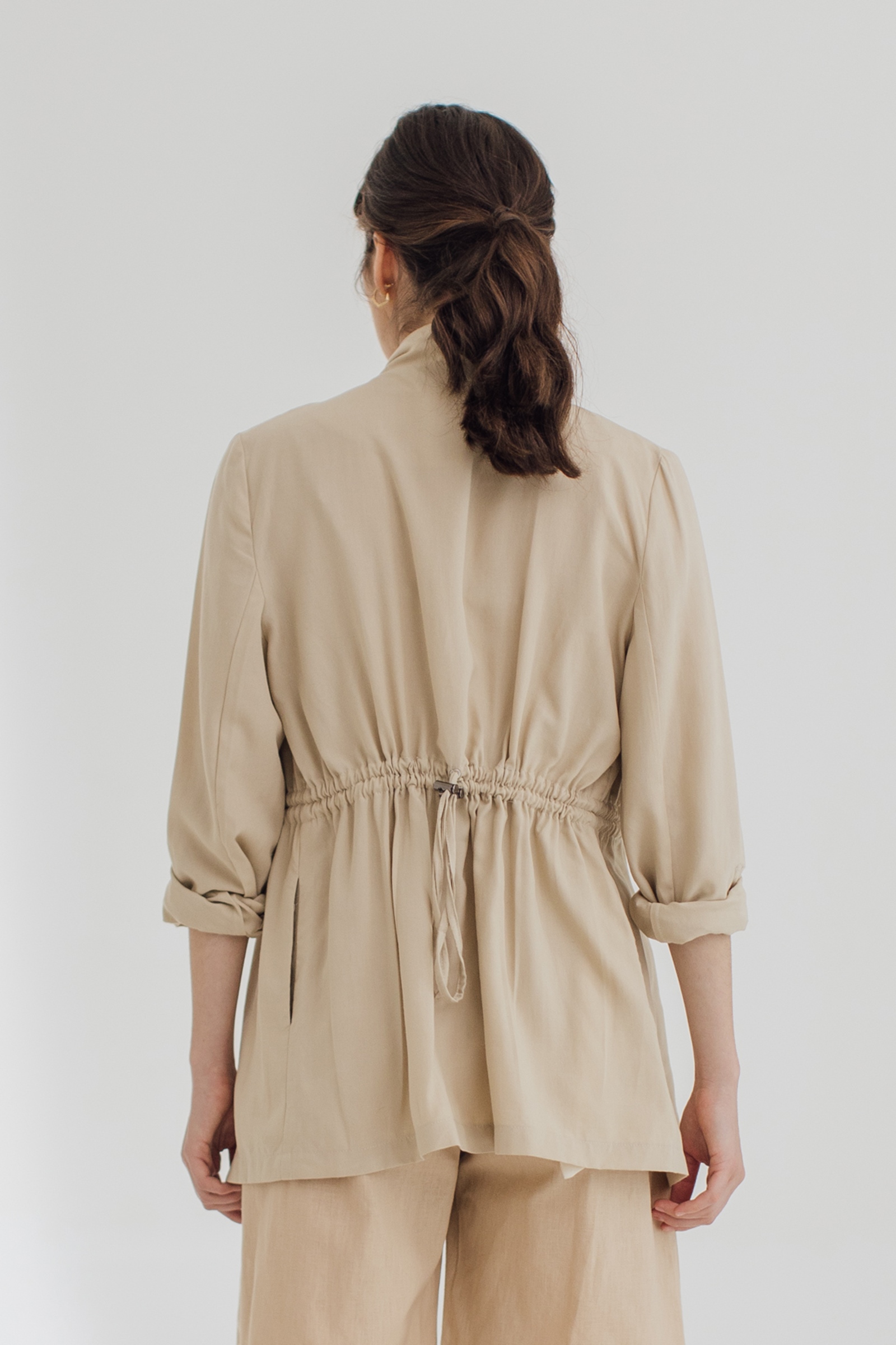 Picture of Alys Waterfall Jacket Sand