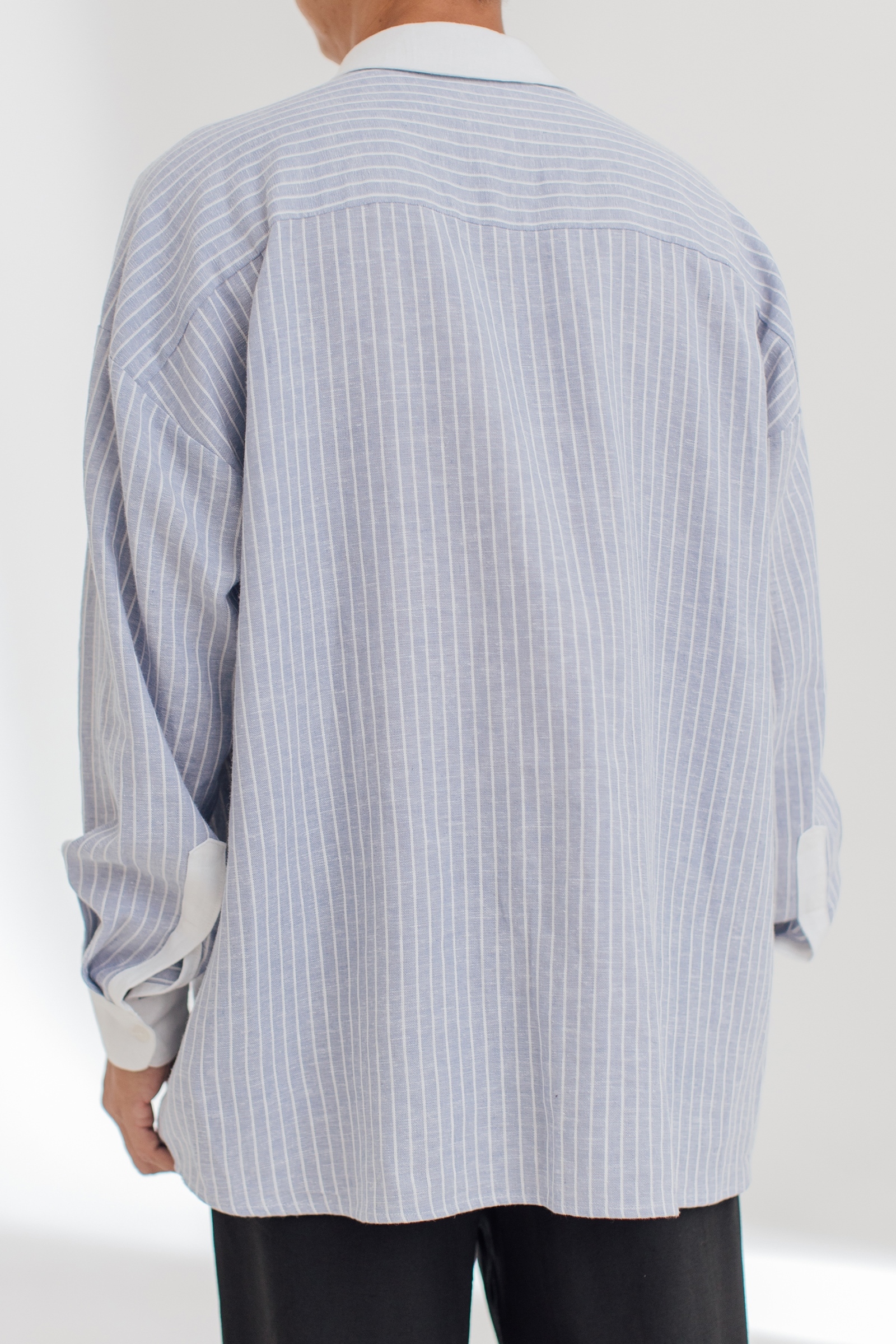 Picture of Ario Shirt Blue Stripes (Unisex)