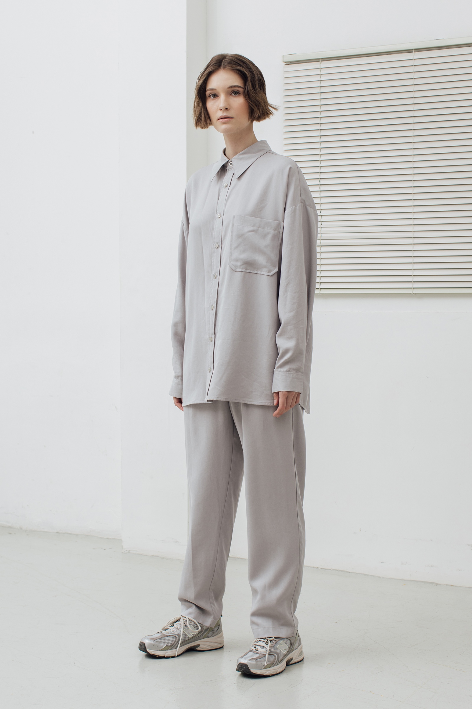 Picture of Solan Trouser Silver Grey