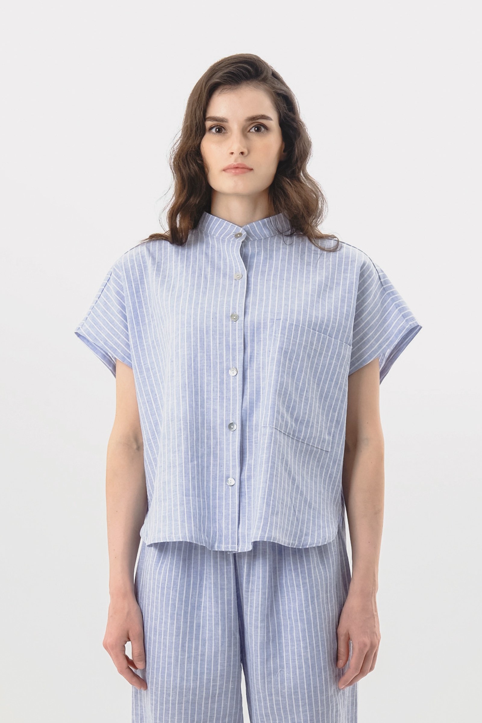 Picture of Esmira Shirt Blue Stripe