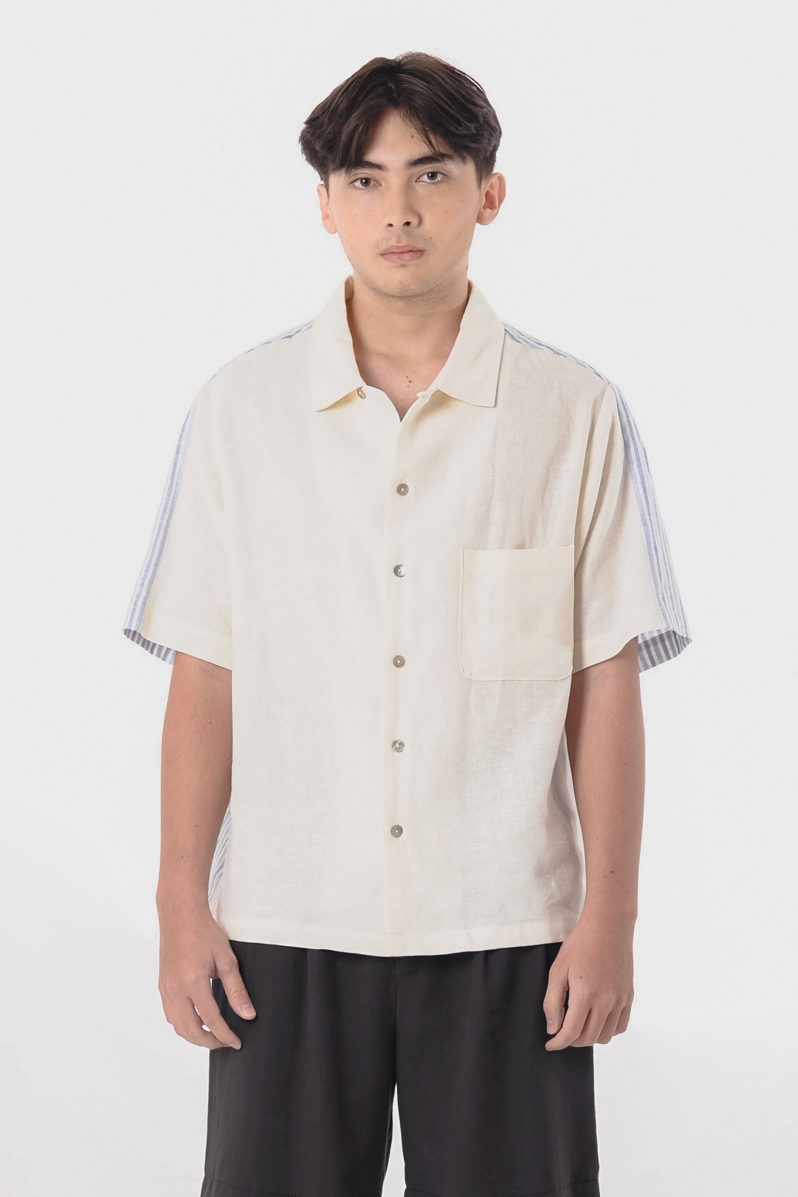 Picture of Journey Shirt Ivory Stripe (Unisex)