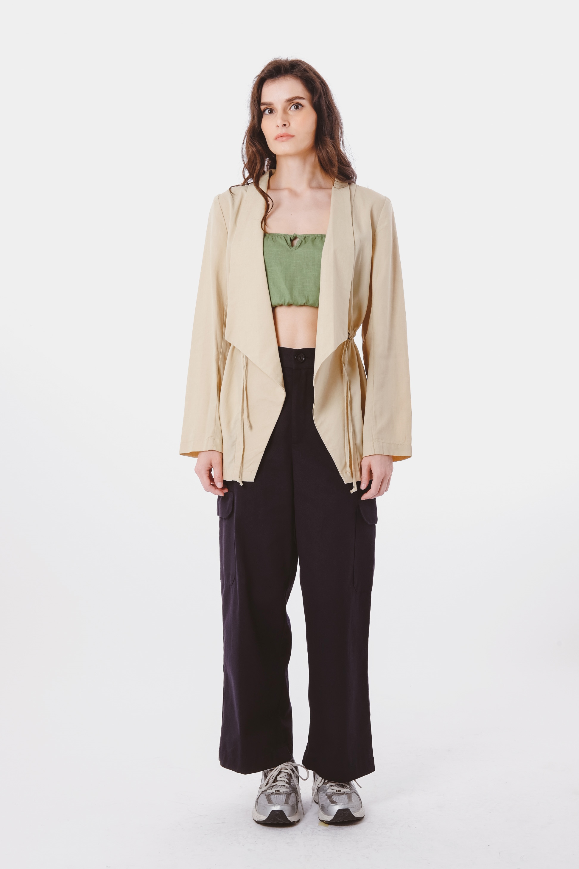 Picture of Alys Waterfall Jacket Sand