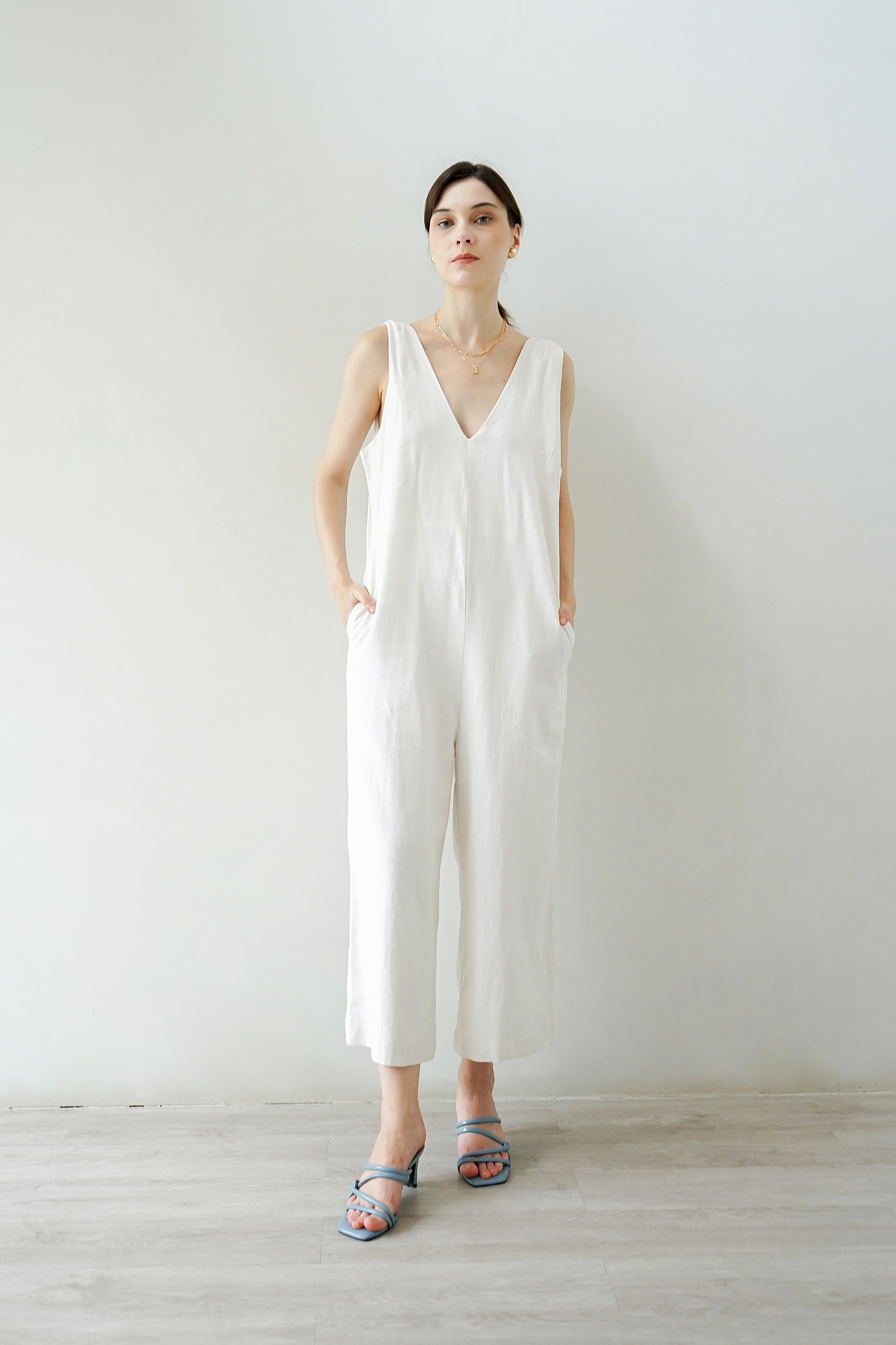 Picture of Claire Jumpsuit Almond 