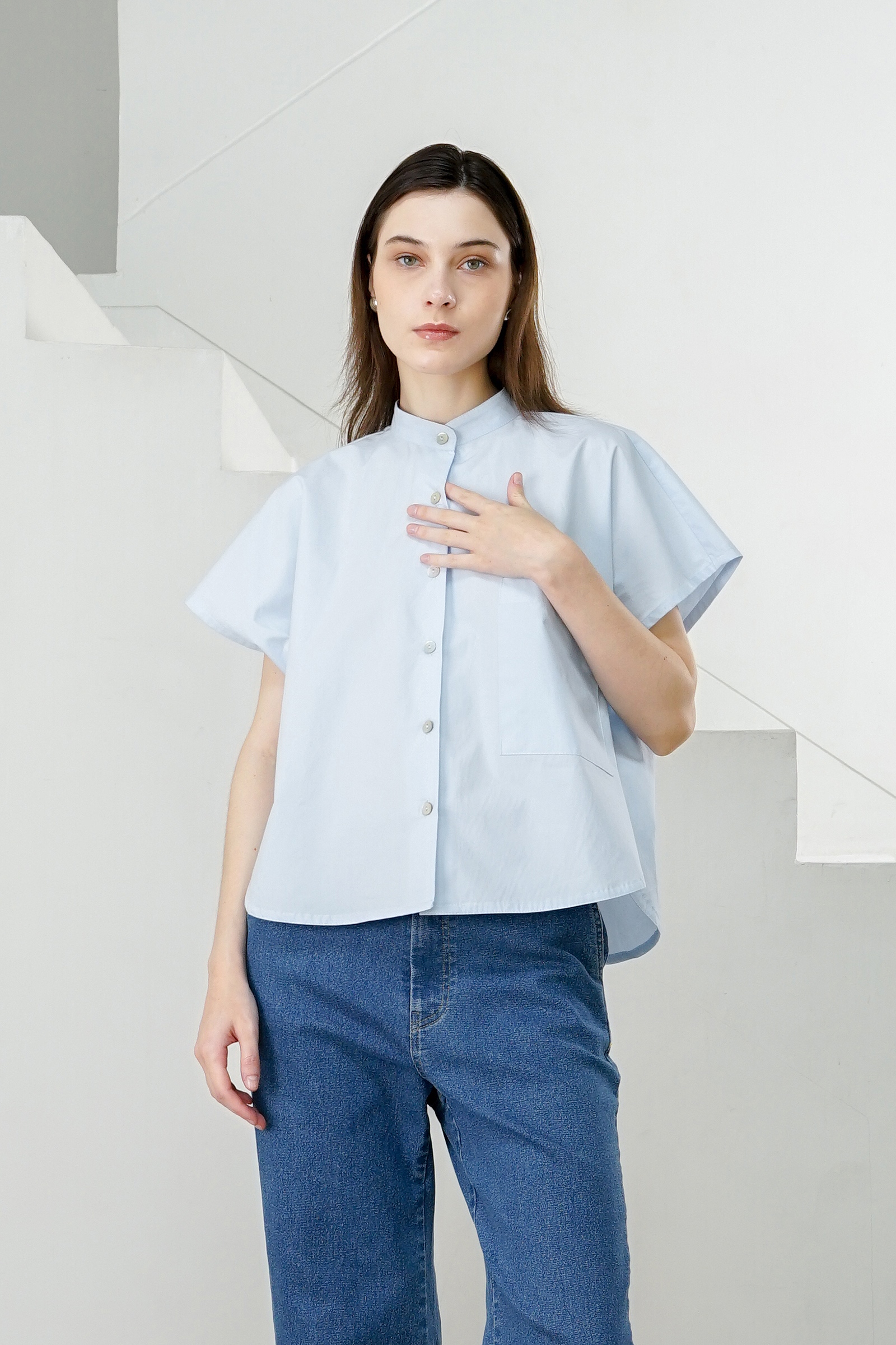 Picture of Lucine Shirt Cotton Blue