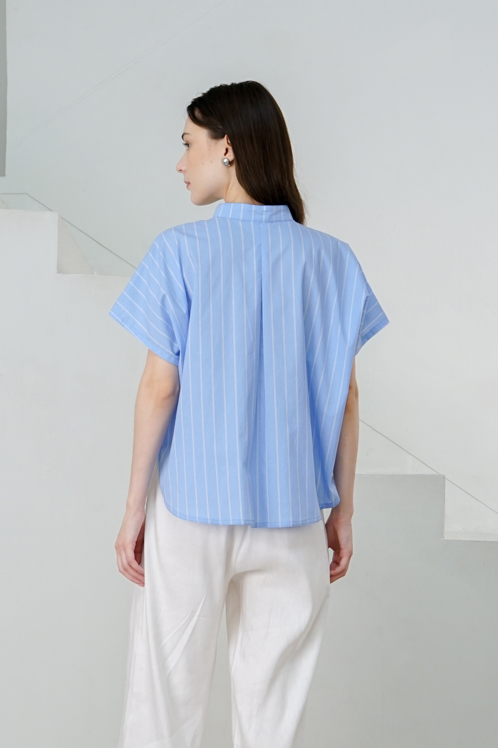 Picture of Lucine Shirt Blue Stripes