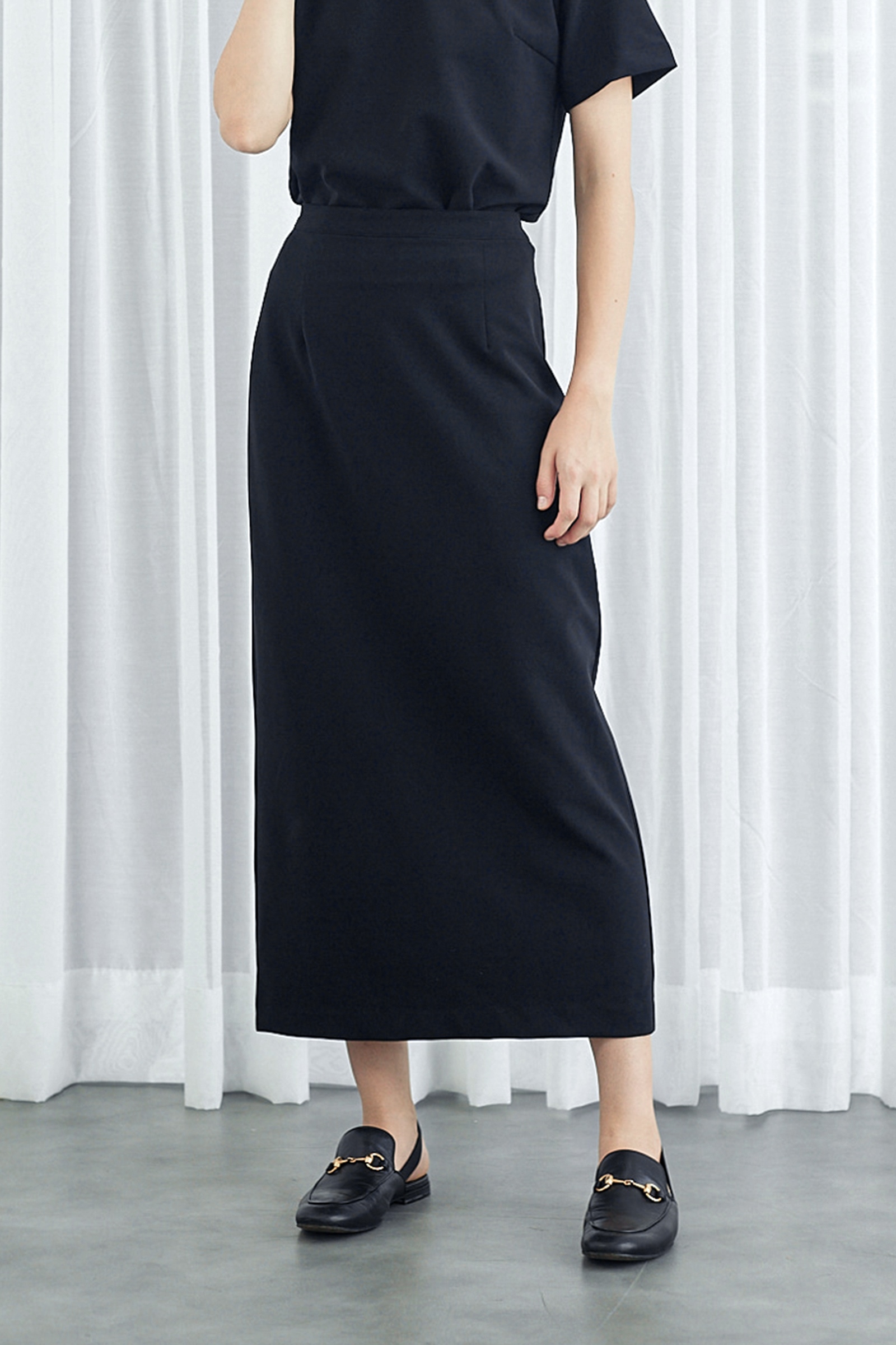 Picture of Kivee x Cath Halim - Agby Maxi Skirt Black