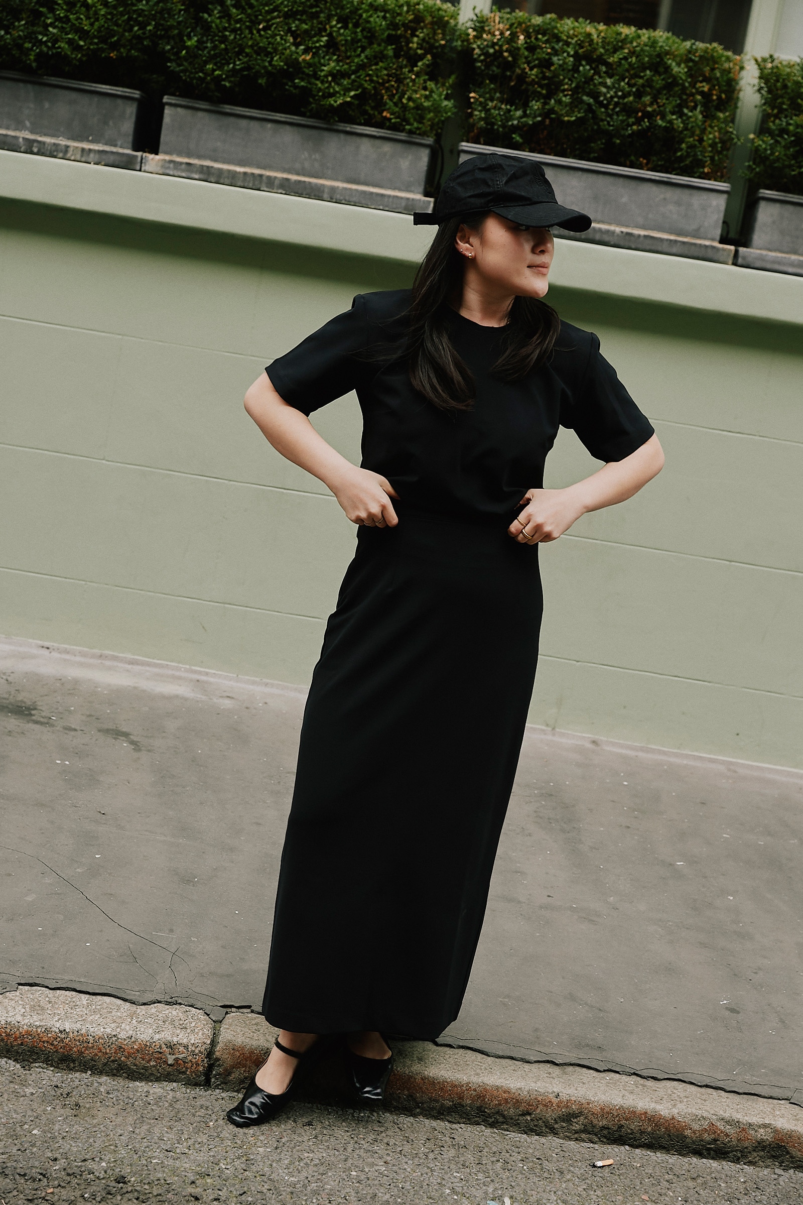 Picture of Kivee x Cath Halim - Agby Maxi Skirt Black
