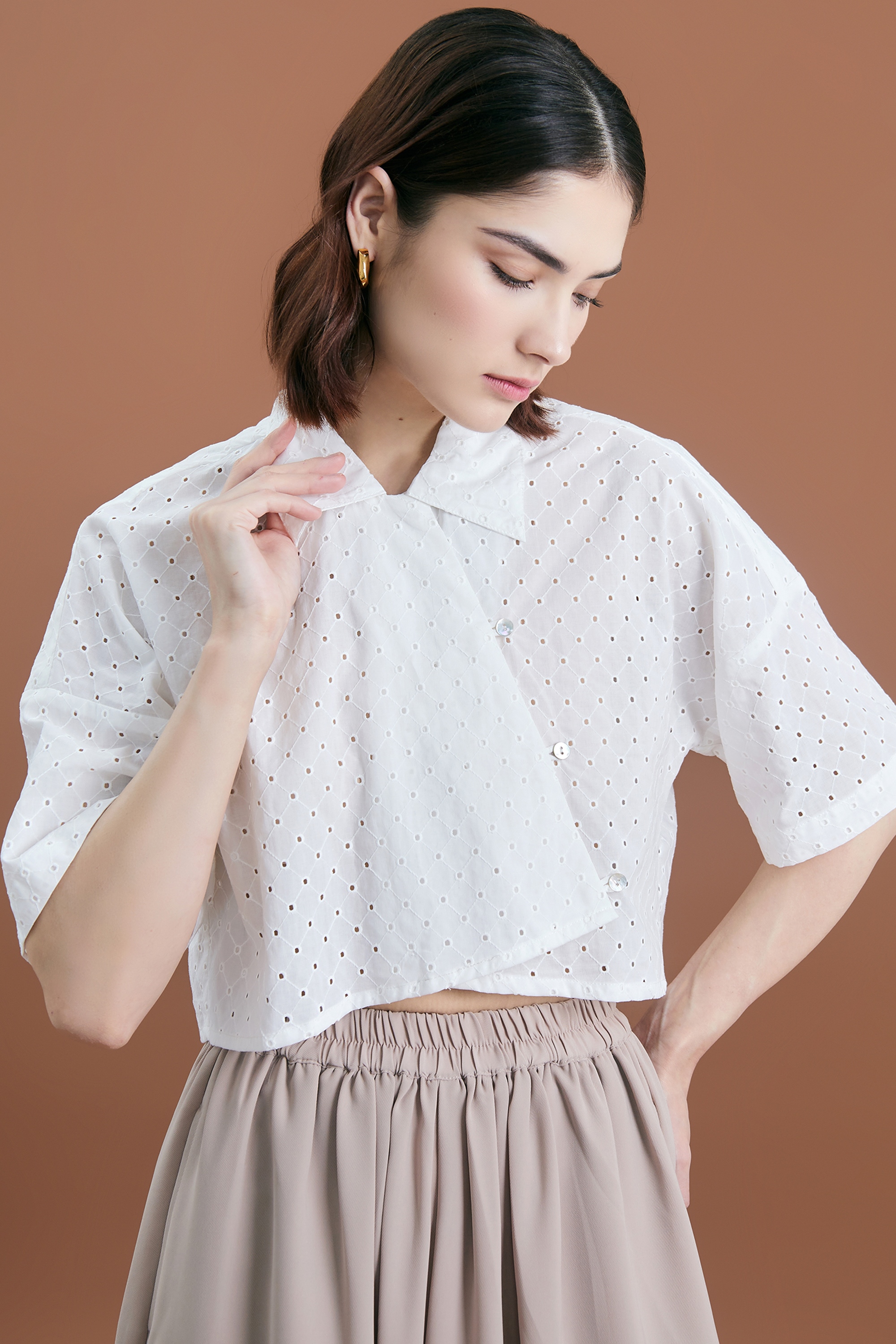 Picture of Aurora Shirt Ivory Lace